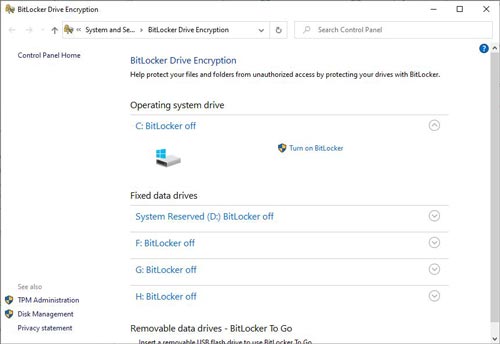 آموزش رمزگذاری فلش و درایو با BitLocker در ویندوز 10