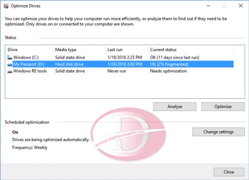 آموزش Disk Defragment - یکپارچه سازی هارد دیسک در ویندوز 