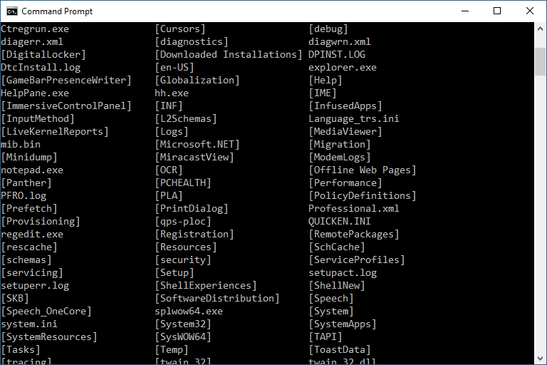 لیست دستورات Command Prompt - کل دستورات CMD ویندوز