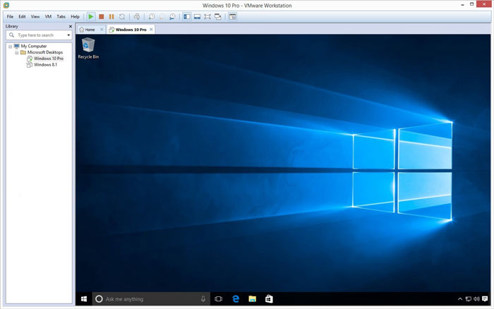 آموزش نصب ویندوز 10 روی ماشین مجازی VMware
