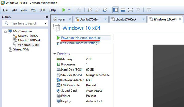 آموزش نصب ویندوز 10 روی ماشین مجازی VMware