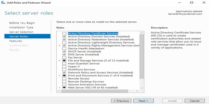 آموزش نصب Windows Server Backup در ویندوز سرور