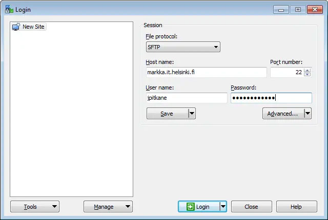 آموزش استفاده از نرم افزار WinSCP