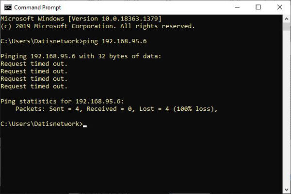 آموزش حل مشکل خطای Request Timed Out در پینگ (Ping)